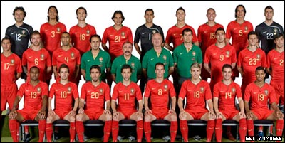 تیم فوتبال پرتغال