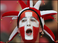 Bir İsviçre taraftarı