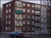 Blocos de apartamentos nos arredores de Tallin, Estônia