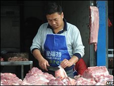 Thịt heo ở Trung Quốc trong tháng 11 vẫn tăng mức 9.3%