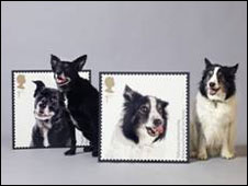 Selos comemorativos dos correios britânicos mostram cães e gatos (Royal Mail)
