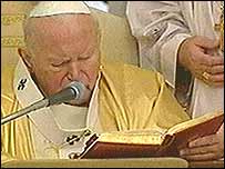 O papa João Paulo 2º