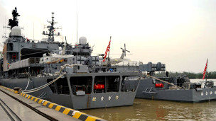 Tàu chiến Nhật ở cảng Hải Phòng