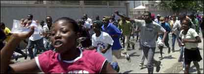 Bạo loạn ở Haiti