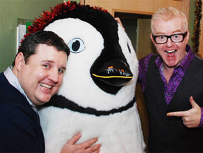 Chris with Peter Kay