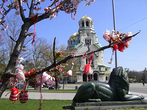 Martenitsi in Sofia