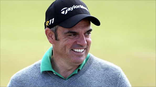 Paul McGinley, grinning