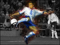 Danh thủ Owen vẽ theo kiểu của William Blake