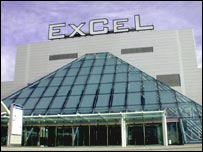 Výstaviště Excel ve východolondýnské čtvrti Docklands