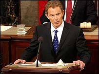 O primeiro-ministro britânico Tony Blair