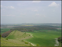 View from Cley Hill