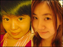 学新闻的于田雨和学传媒的王杏娟