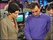 دایوش کریمی و پونه قدوسی 