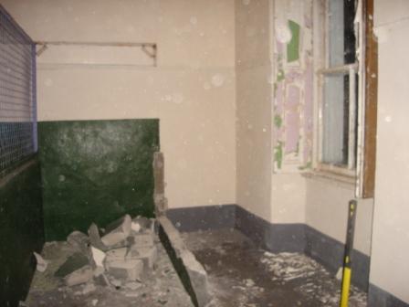 First demolished kennel