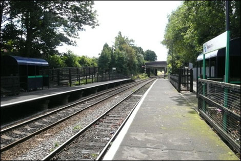 New Bloxwich Station at Coxdene Avenue - Picture by Stuart Williams, courtesy The Bloxidge Tallygraph
