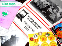 Women Against Pit Closures 1984 memorabilia