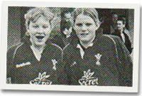 Rhian Gwawr Davies o Langernyw a Mari Llywarch Tomos o Lannefydd 