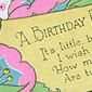 A birthday card from Patricia''s mum, sent to Delia in the United States in 1941