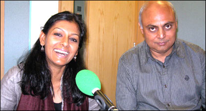 नंदिता दास और संजीव श्रीवास्तव