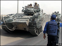 Xe tăng của Anh tại Iraq
