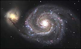 Whirlpool Galaxy - Canes Venatici - Beyond the Milky Way