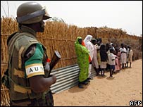 Binh lính ở Darfur