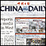 Capa do China Daily do final de semana