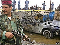 नजफ़ में कार धमाका