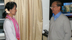 Bà Suu Kyi và ông Thein Sein