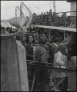 Boarding the IOW ferry 