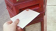 Posting a letter