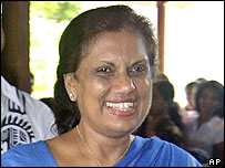 Former President Chandrika Kumaratunga