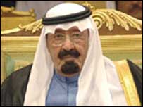 King Abdullah of Saudi Arabia