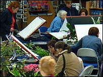Garden designers at The Forum.