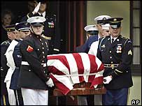 سابق صدر ریگن کی معیت