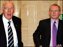 Ông Ian Paisley và Martin McGuinness