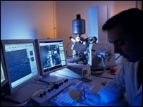 科学家从事研究工作