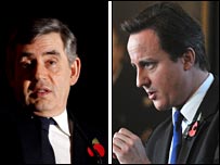 Gordon Brown and David Cameron