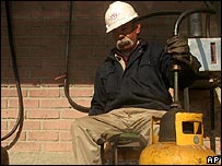 Produção de gás na Bolívia