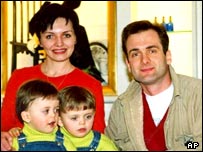 خبرنگار مقتول اوکراینی و خانواده اش