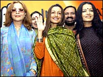 कांग्रेस समर्थक सुंदरियाँ