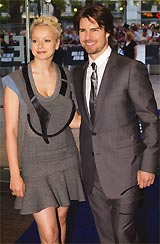 Samantha Morton and Tom Cruise