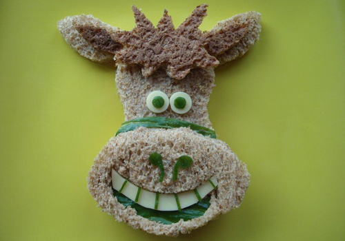 funky lunch's 'horse' sandwich