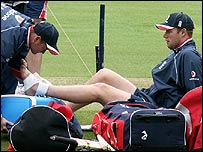 Flintoff receives treatment