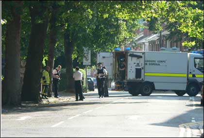 Bomb disposal officers