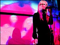 Stella on stage as Nico