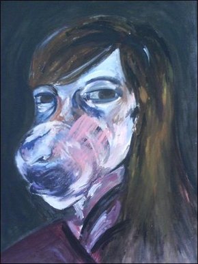 Bacon face interpretation of Leah