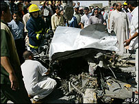 محل بمب گذاری در کوفه