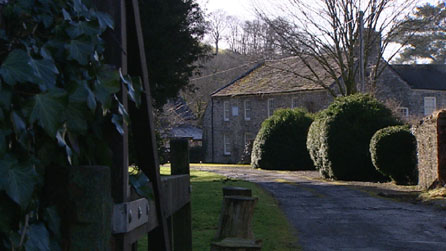 The farmhouse in the grounds of the Edwinsford Estate near Llandeilo