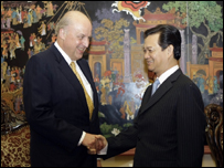 Thứ trưởng Ngoại giao Mỹ, John Negroponte gặp Thủ tướng Nguyễn Tấn Dũng hôm 11/09 tại Hà Nội